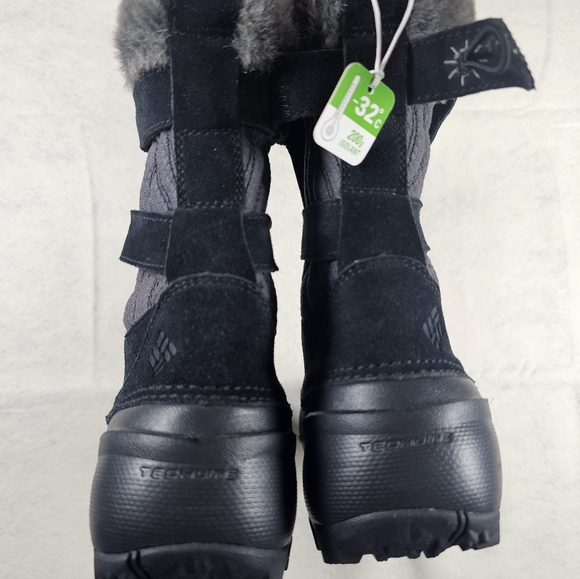 NEW Columbia Women's Winter Boots - Black/Gray - Size 6 - Picture 5 of 8